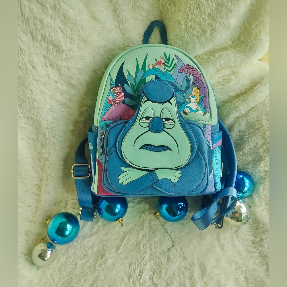 Disney Loungefly Blue and Green Kids Backpack